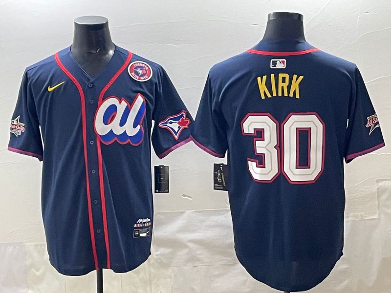 Men 2025 Toronto Blue Jays #30 Kirk Drak Blue All star Nike MLB Jersey style 06->philadelphia phillies->MLB Jersey